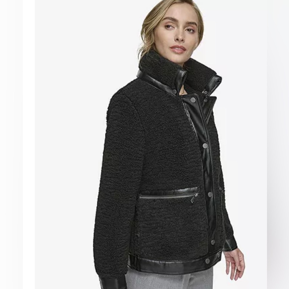 Andrew Marc Sherpa Jacket NEW W TAGS
